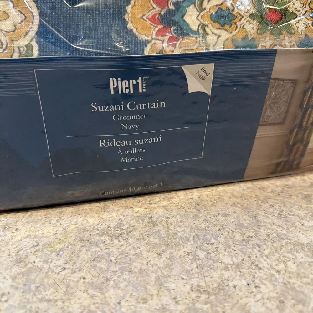 2 - Pier 1 Imports Suzani CurtainFloral Paisley Curtain Panels 50
